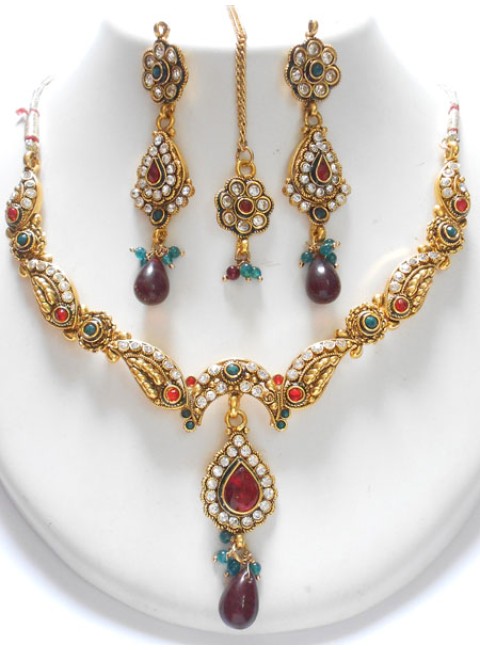 Polki Necklace Set
